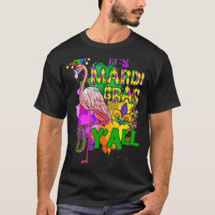 Carnival Party Idea Flamingo Mardi Gras 4 T-Shirt