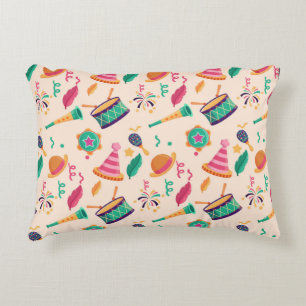 Carnival pattern decorative cushion