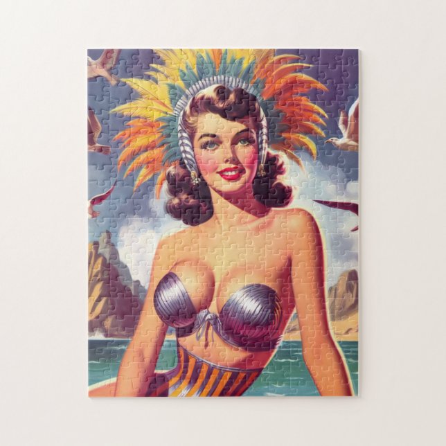 Carnival Pin-up Jigsaw Puzzle (Vertical)