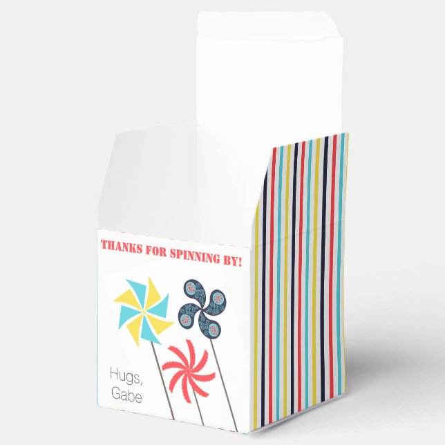 Carnival Pinwheel Favour Box (Opened)