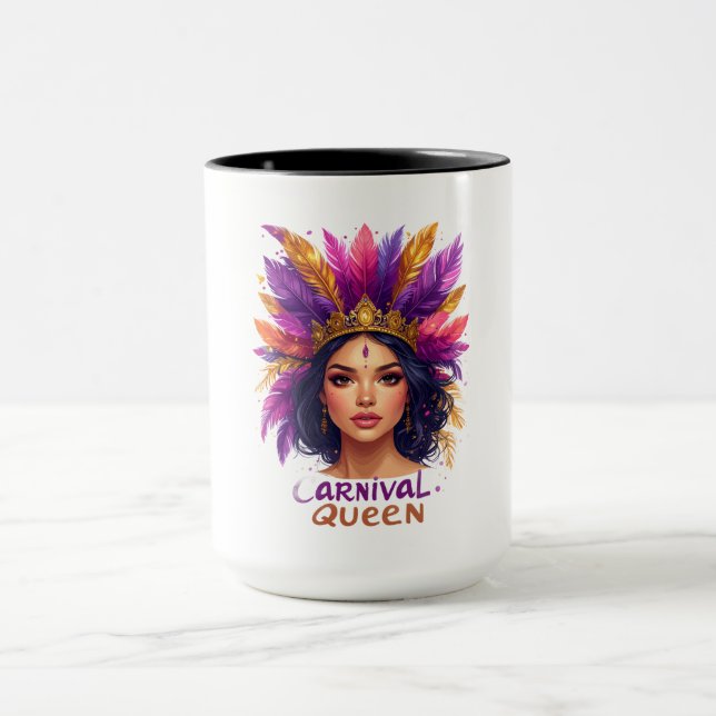 Carnival Queen T-Shirt Carnaval Queen Fantasy Mug (Center)