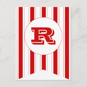 Carnival Red Party Flag Bunting Banner Post Card