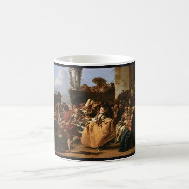 Carnival Scene - Giovanni Domenico Coffee Mug (Center)