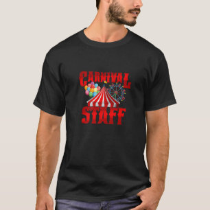 Carnival Staff Themed Birthday Event Party Costume T-Shirt