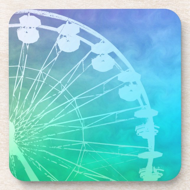 Carnival Summer design Coaster (Front)