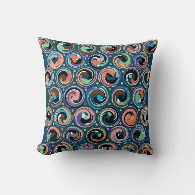 Carnival Throw Pillow (Front)