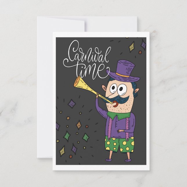 Carnival Time Card (Front)