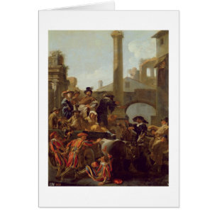 Carnival Time in Rome, 1653 (oil on canvas)