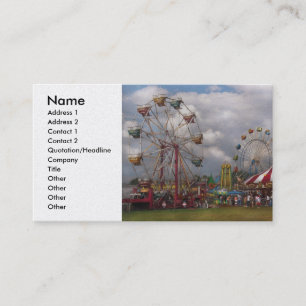 Carnival - Travelling Circus Business Card