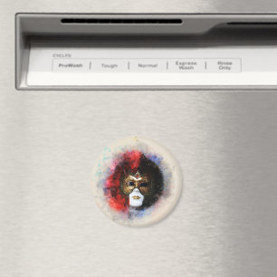 carnival venetian mask magnet
