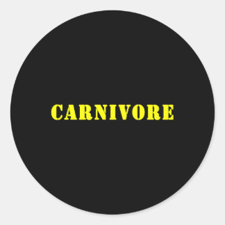 Carnivore Classic Round Sticker
