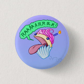 Carnivore Cupcake 3 Cm Round Badge