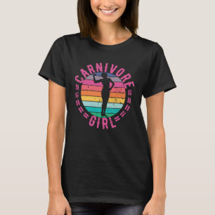 CARNIVORE GIRL MEAT EATER STEAK CUTE FIT COWGIRL T-Shirt