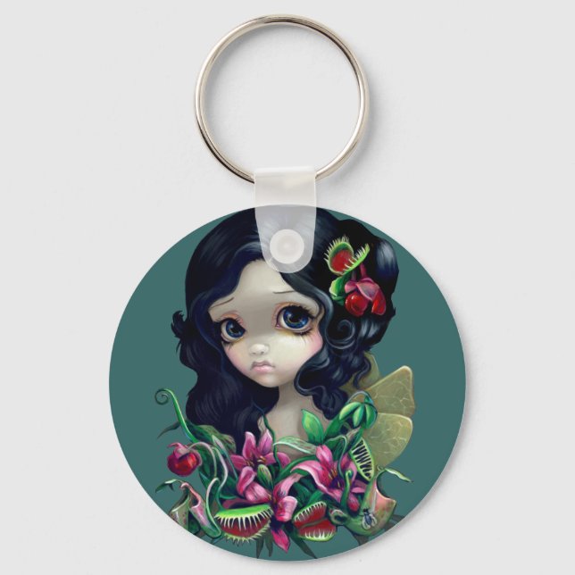 "Carnivorous Bouquet Fairy" Keychain (Front)