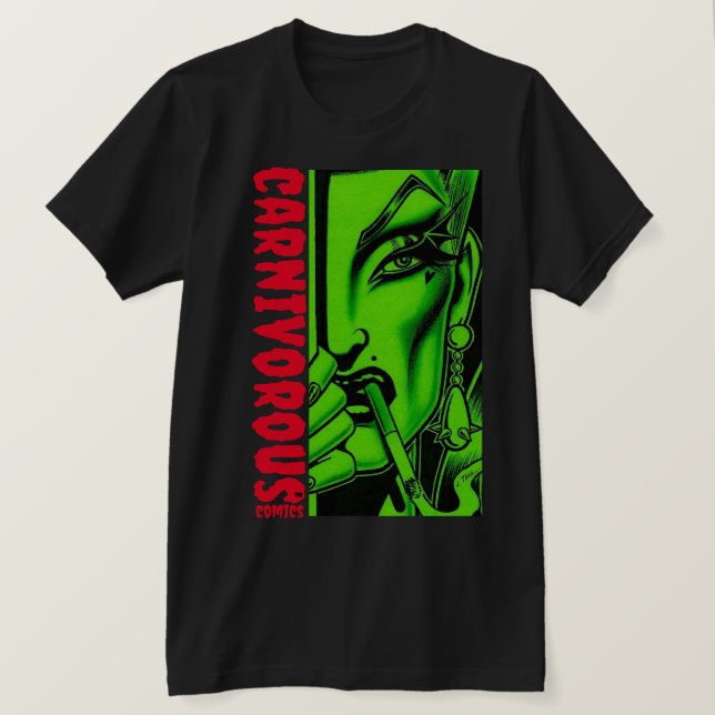 Carnivorous™/Enter If You Dare T-Shirt (Design Front)