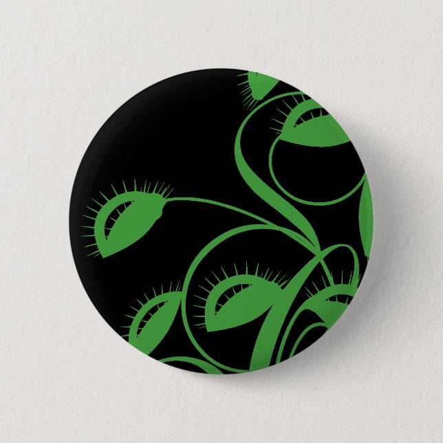Carnivorous Plant 6 Cm Round Badge (Front)