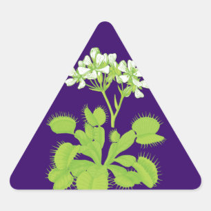 Carnivorous Plant Floral Stickers