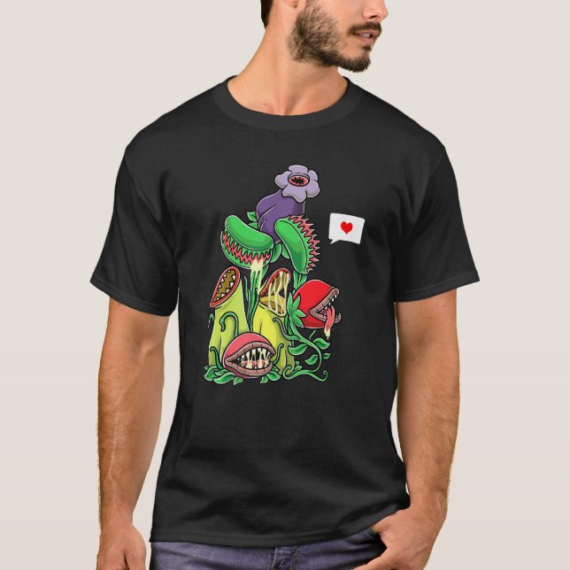 Carnivorous Plant  Venus Flytrap Gardening Gardene T-Shirt (Front)