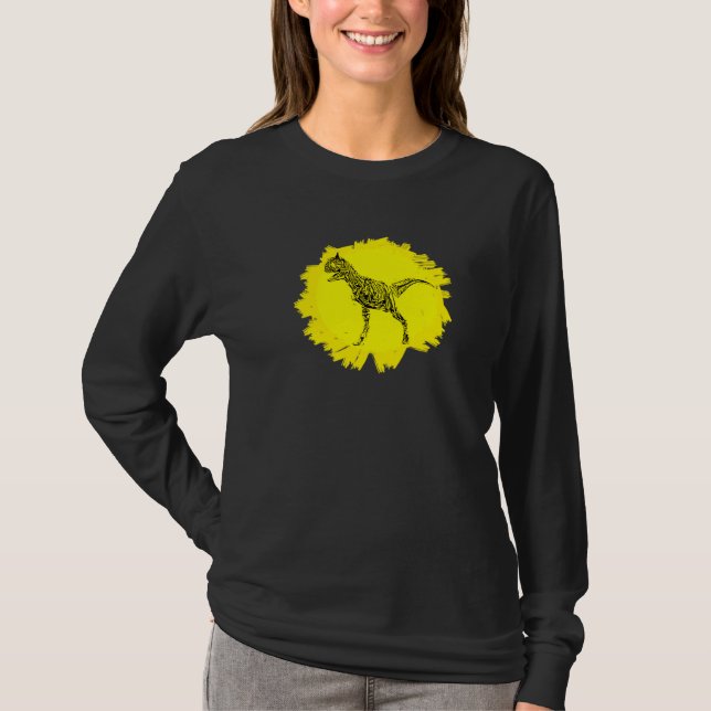Carnotaurus Dinosaur Dino T-Shirt (Front)