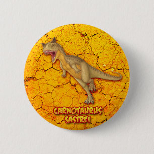 Carnotaurus Sastrei 6 Cm Round Badge