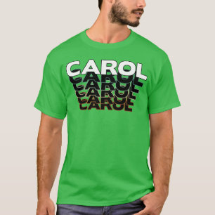 Carol Funny Retro Vintage Sunset Carol 80s 90s boy T-Shirt