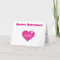 ***CAROL*** HOPE YOUR BIRTHDAY IS "PERFECT"