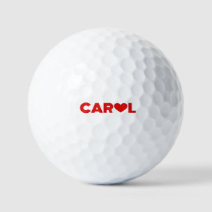 Carol Love Golf Balls