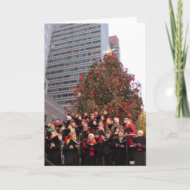 Carol Singers Holiday Card (Front)