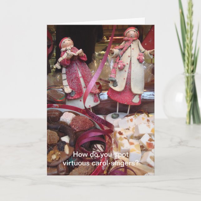 Carol-singers Holiday Card (Front)