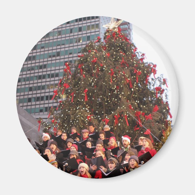 Carol Singers Magnet (Front)