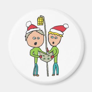 Carol Singing Magnet