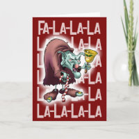 CAROL the YULETIDE TROLL (matte) - Jeff Willis Art