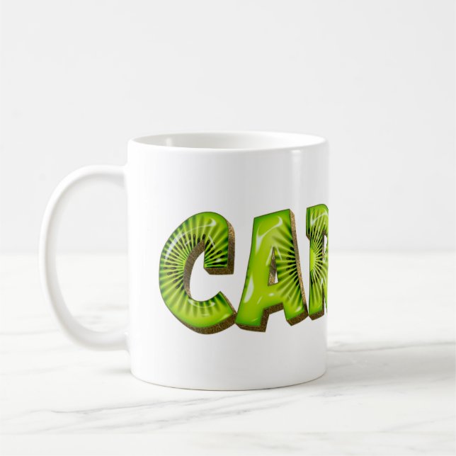 Carola Name Kiwi Style Cup Tea Cup Coffee Cup (Left)