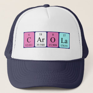 Carola periodic table name hat
