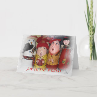 CAROLERS HOLIDAY CARD