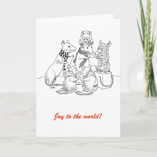 Carolers Holiday Card (Front)