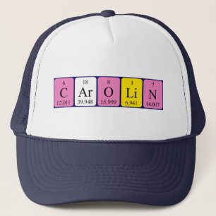 Carolin periodic table name hat
