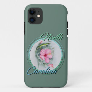 Carolina Anole & Hibiscus  Case-Mate iPhone Case