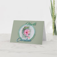 Carolina Anole & Hibiscus