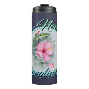 Carolina Anole & Hibiscus Thermal Tumbler