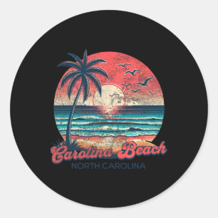 Carolina Beach _2 Classic Round Sticker