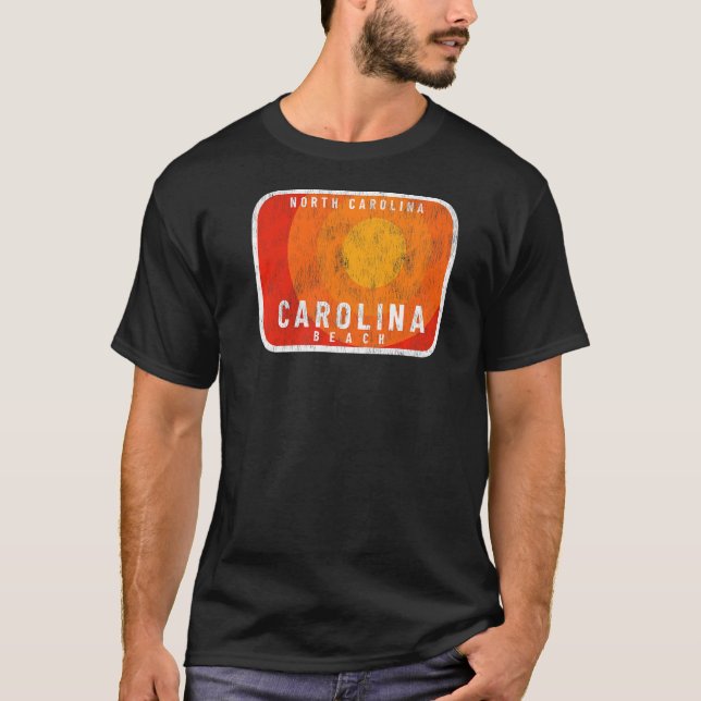 Carolina Beach NC Summertime Vacationing Hot Sunsh T-Shirt (Front)