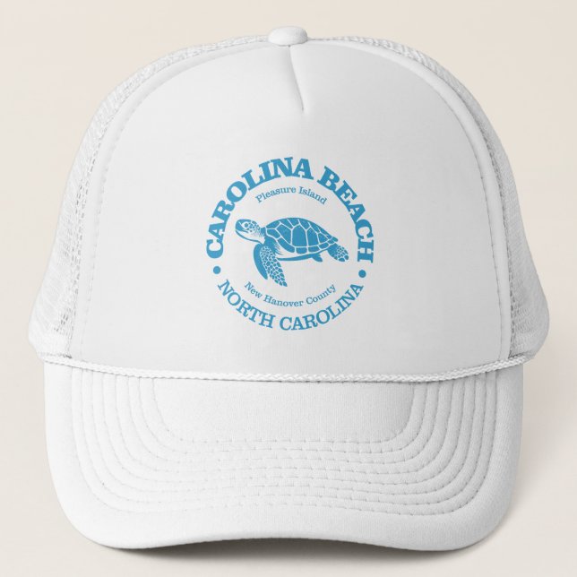 Carolina Beach (sea turtle) Trucker Hat (Front)