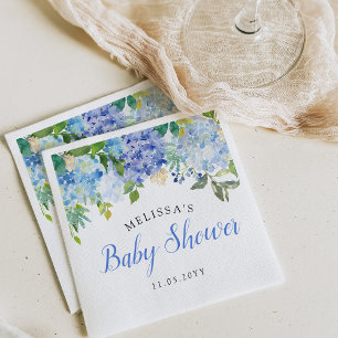 Carolina Bloom Bouquet Baby Shower Napkin