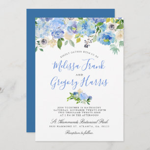 Carolina Bloom   Floral Wedding Invite