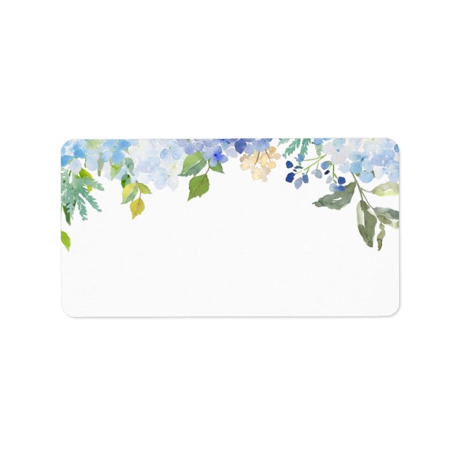 Carolina Bloom Watercolor | Blank Address Label (Front)