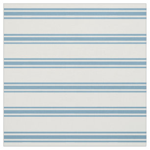 Carolina Blue and White Ticking Stripes Fabric