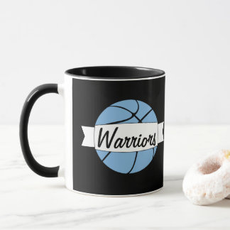 Carolina Blue Basketball Custom Team Name Coach's Mug