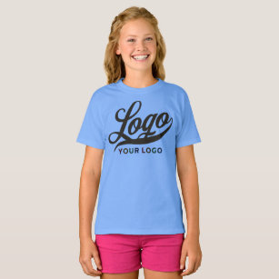 Carolina Blue Company Logo Swag Business Kids Girl T-Shirt