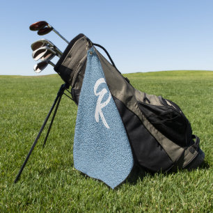 Carolina Blue Fiberglass Golf Towel
